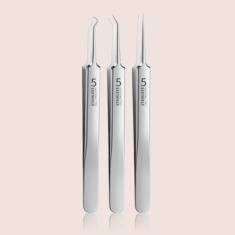 ステンレス ニキビケア  先細ピンセット